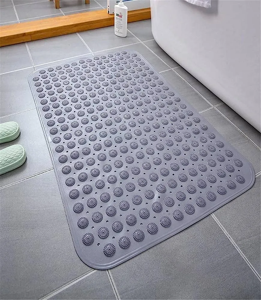 Thảm trải phòng tắm chất liệu cao su chống trượt với gam màu trung tính