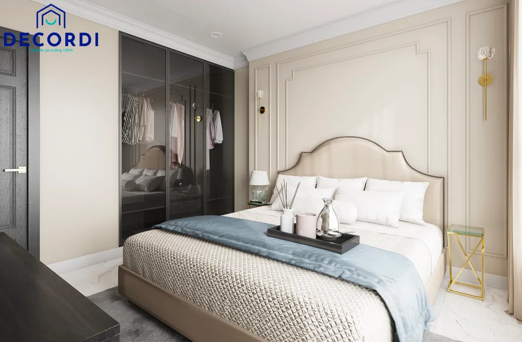 Vẻ đẹp sang trọng và thanh lịch của phòng ngủ phong cách tân cổ điển