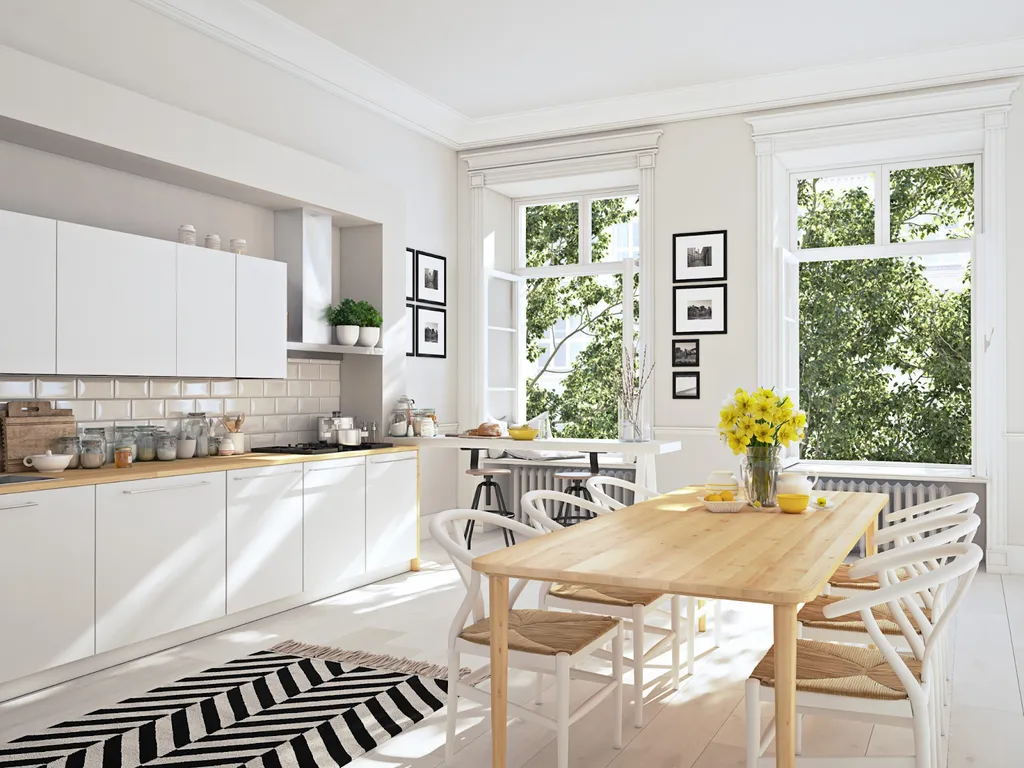 Không gian nội thất nhà bếp - Phong cách Scandinavian