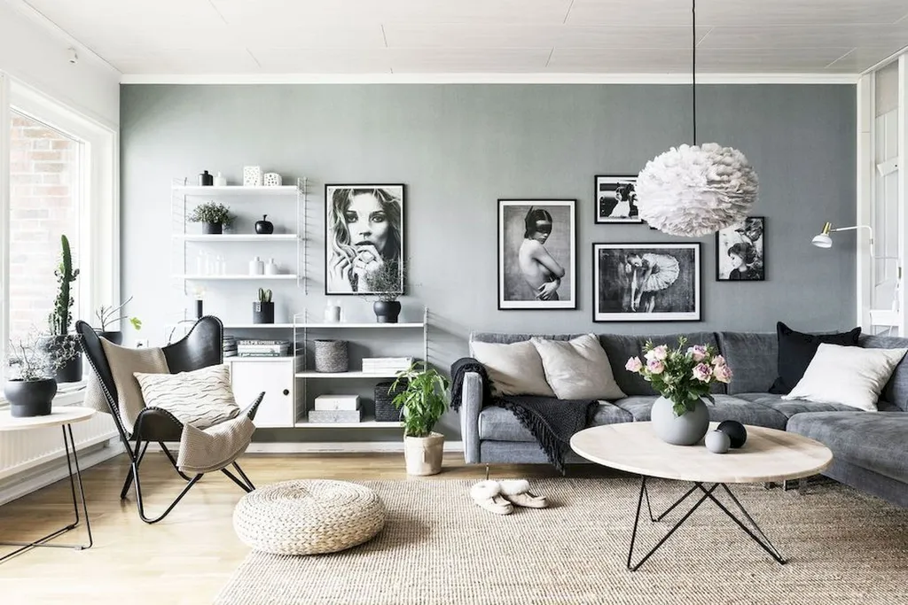 Không gian nội thất phòng khách thời thượng - Phong cách Scandinavian