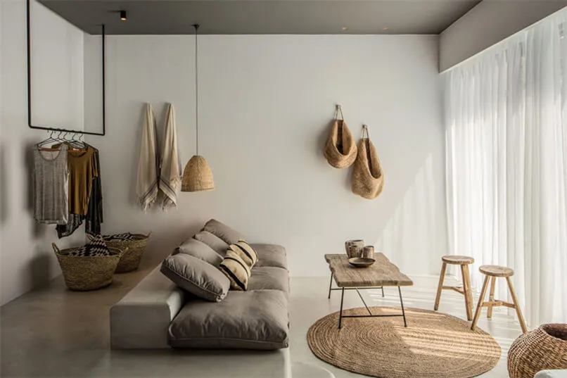 Nội thất không gian căn hộ - phong cách Wabi Sabi 