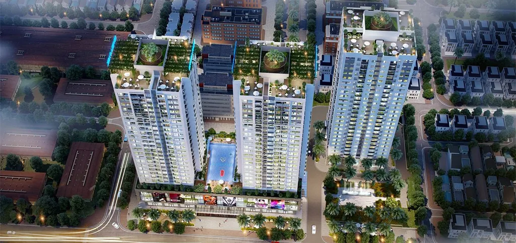 Dự án Rivera Park Sài Gòn nhìn từ trên cao