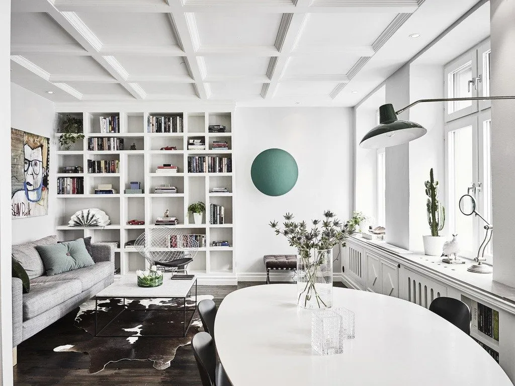 Không gian phòng ăn căn hộ Airbnb đầy ấn tượng với phong cách Scandinavian
