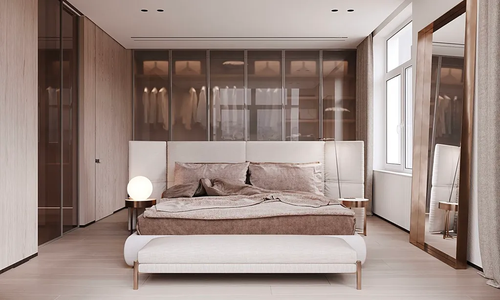 Mẫu thiết kế phòng ngủ phong cách Contemporary