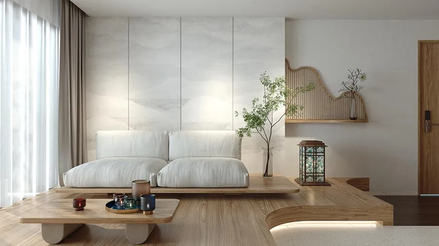 Phong cách thiết kế Japandi giúp tối ưu hóa không gian căn hộ một cách thông minh.