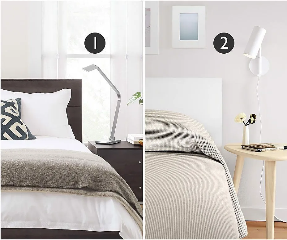 Phòng ngủ là khu vực để bạn nghỉ ngơi thư giãn, tốt nhất nên chọn loại đèn phát ra ánh sáng dễ chịu.