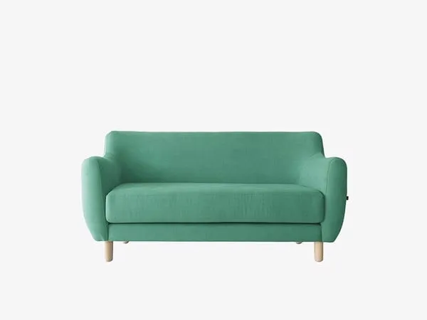 Sofa màu xanh lá cá tính