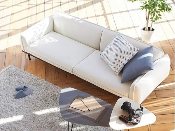 Sofa trắng sáng tạo nét trang nhã