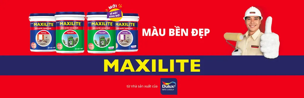 Sơn Maxilite thuộc thương hiệu Dulux Akzonobel
