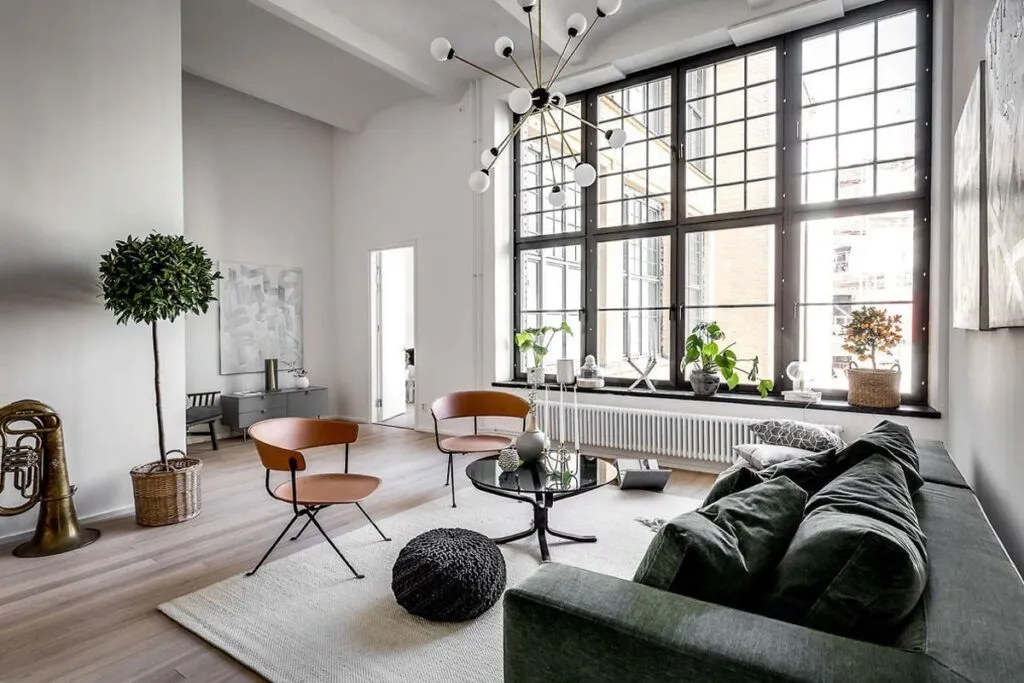 Thiết kế căn hộ Modern Scandinavian với những món đồ nội thất hiện đại và sang trọng