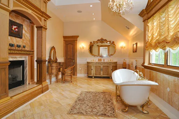 Thiết kế phòng tắm phong cách châu Âu cổ điển phổ biến