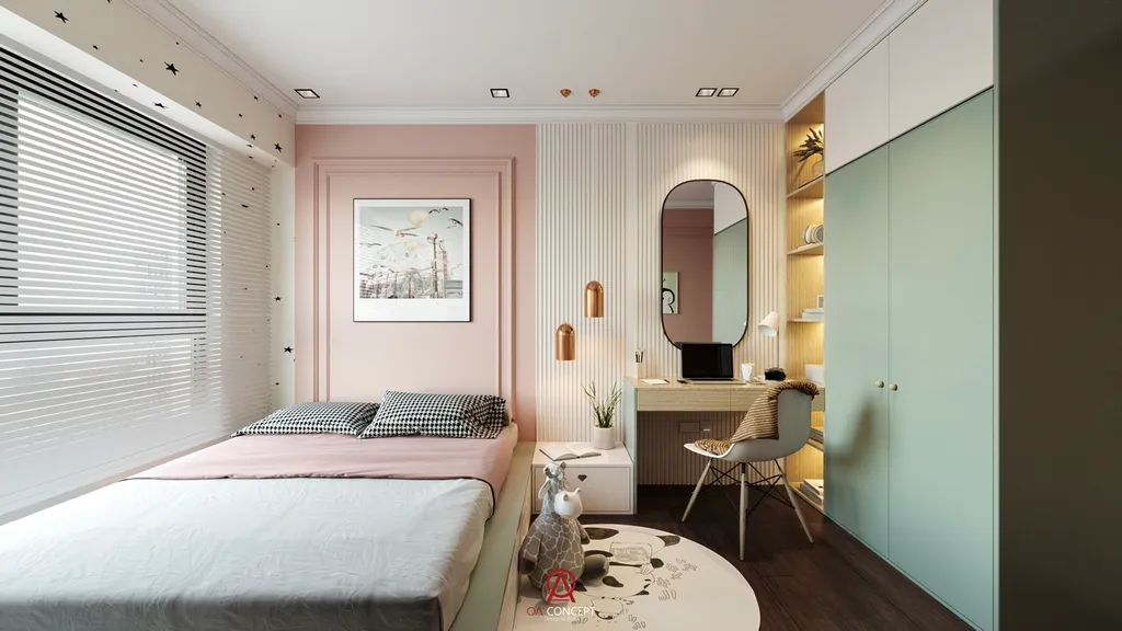 Căn hộ 2 phòng ngủ chung cư Vinhomes Smart City - Phong cách Modern Classic