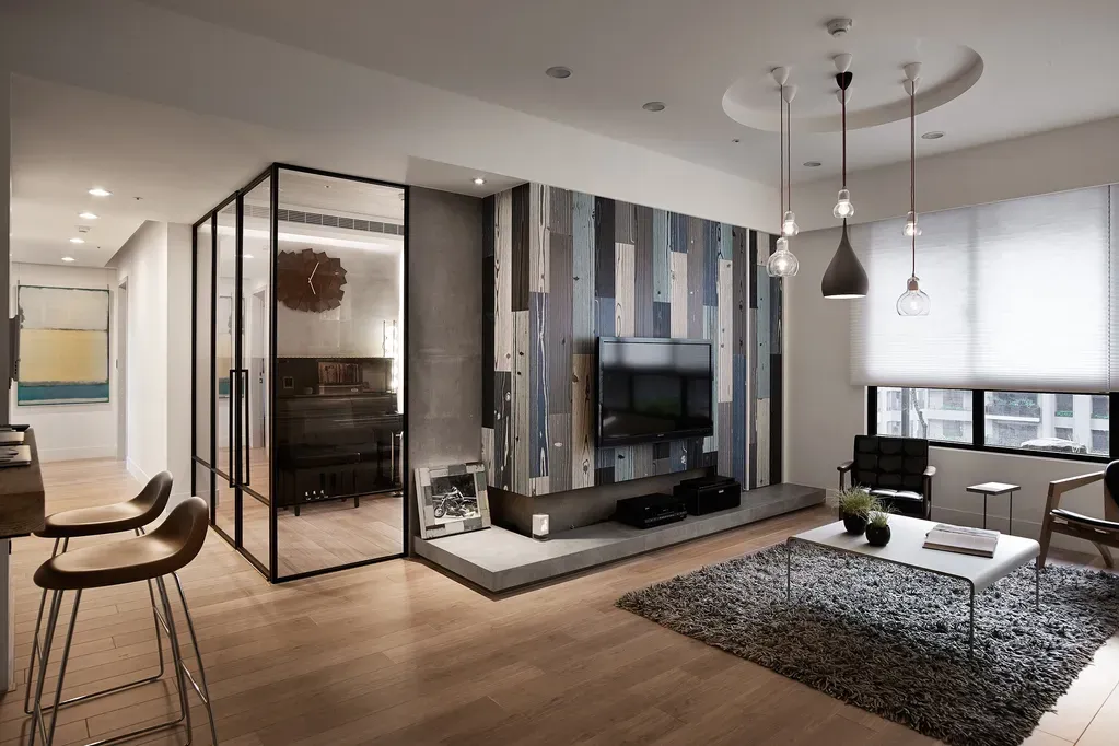 Phong cách Modern hiện đại rất được ưa chuộng sử dụng để thiết kế nội thất chung cư 100m2