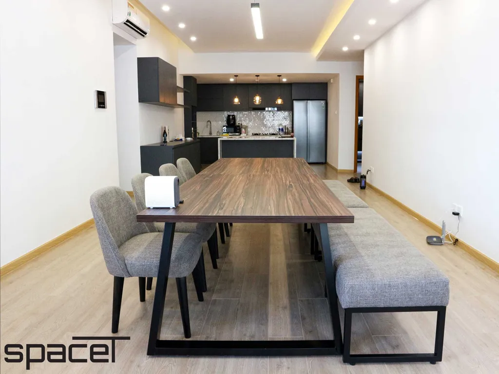 Thiết kế nội thất chung cư phong cách Minimalist giúp không gian tối giản, gọn gàng, tinh tế, tập trung công năng sản phẩm.