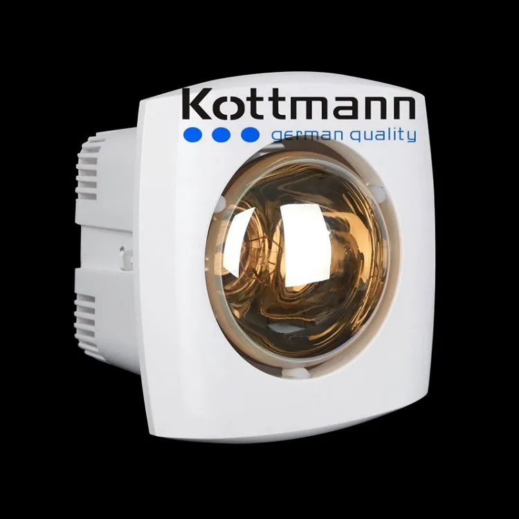Đèn sưởi âm trần Kottmann dành cho không gian nhà tắm nhỏ và hẹp