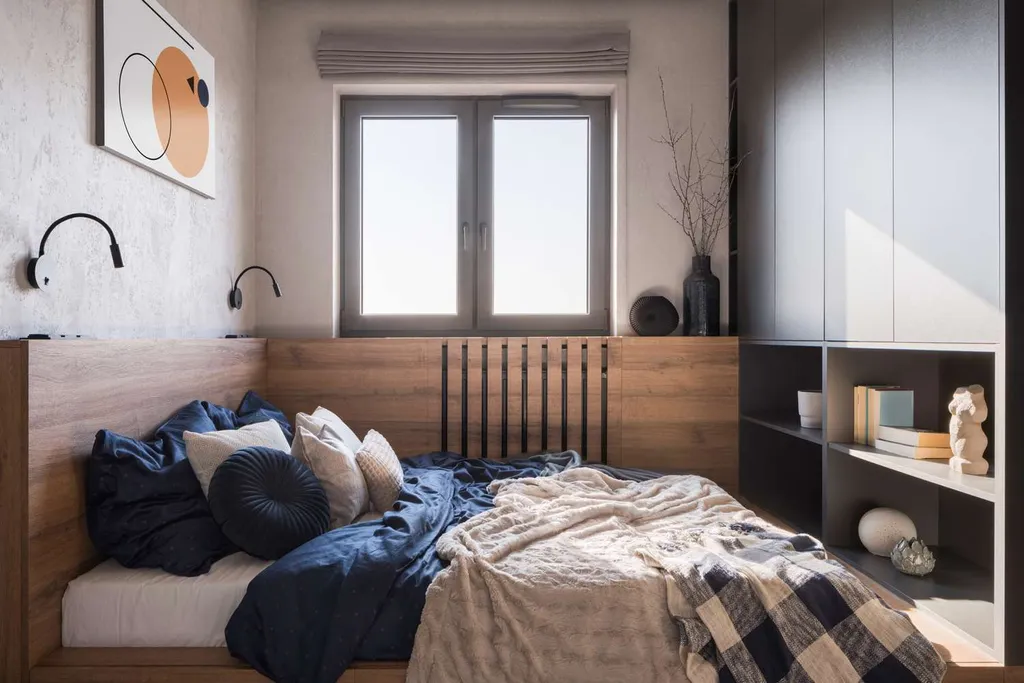 Mẫu thiết kế hiện đại cho phòng ngủ nhỏ
