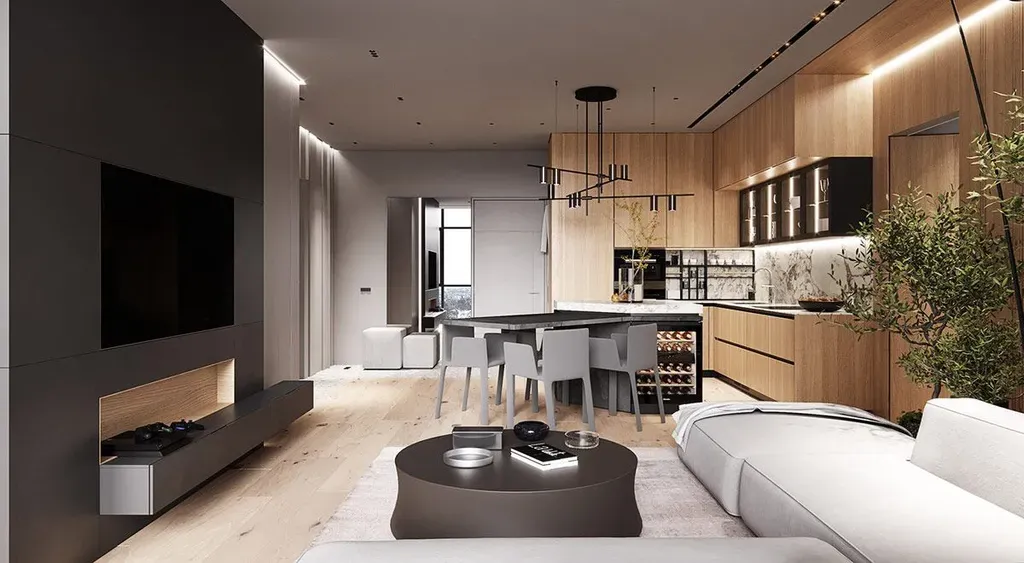 Ý tưởng thiết kế nội thất tối giản hiện đại cho chung cư tại Hà Nội