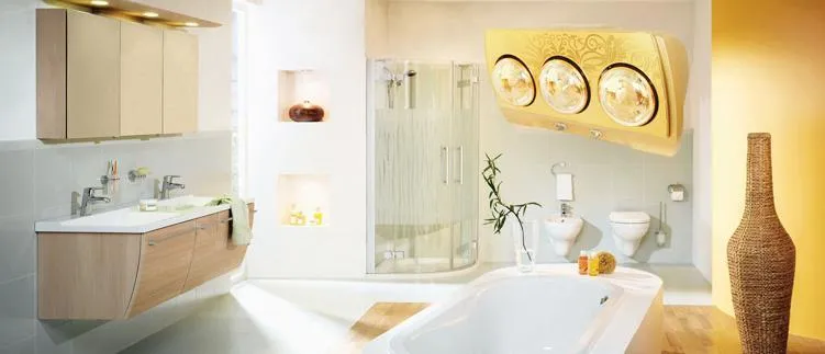 Đèn sưởi nhà tắm sử dụng công nghệ tia hồng ngoại