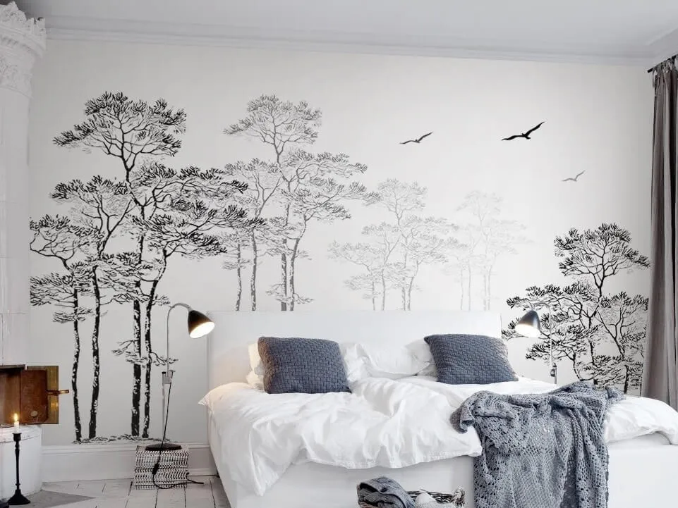 Giấy dán tường phòng ngủ cần được lựa chọn theo sở thích và phong cách bạn yêu thích