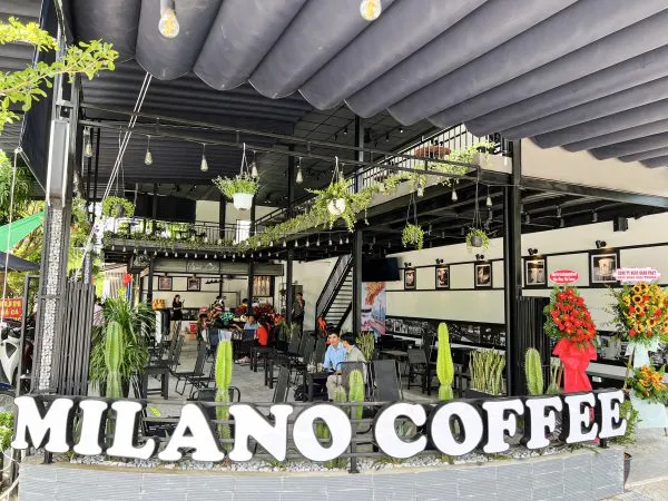 Sự khác biệt trong thiết kế từ ngoại thất đến nội thất của Milano Coffee Đà Nẵng