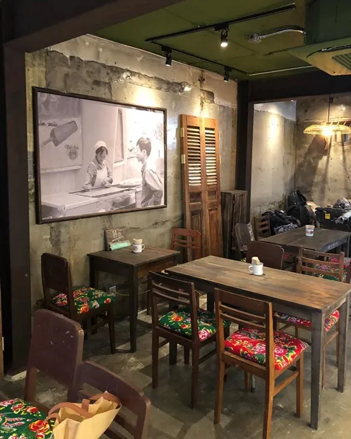 Hình ảnh bên trong quán Cộng Cafe ở Seoul