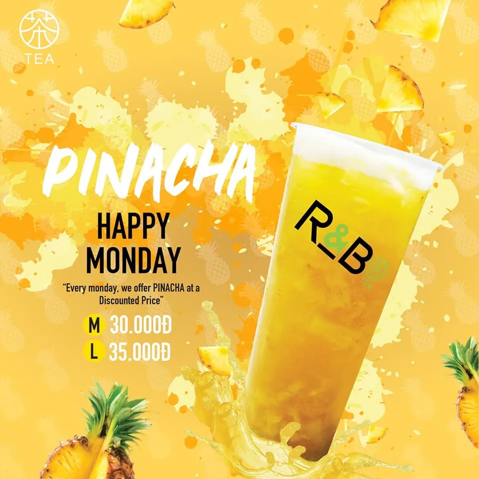 Pinacha - một ly nước giải nhiệt cho những ngày hè (R&B Tea)