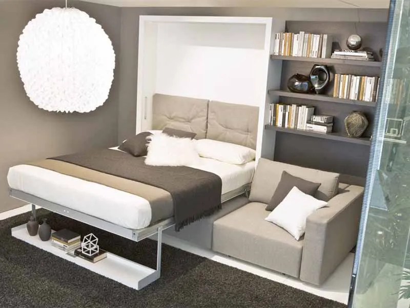 Mẫu giường thông minh kết hợp sofa
