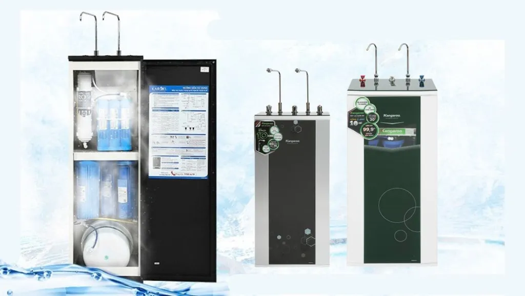 Máy lọc nước sử dụng nhiều công nghệ lọc khác nhau