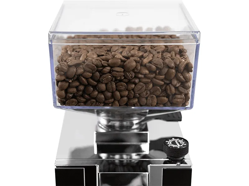 Máy xay cà phê Eureka Mignon Specialita có thể chứa đến 0.3g hạt 