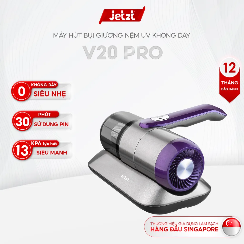 UV Jetzt V20 PRO với thiết kế không dây tiện lợi