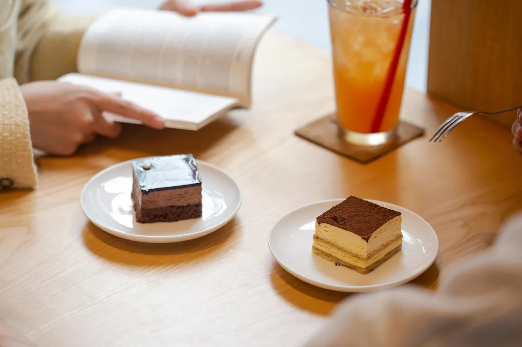 Brownies Chocolate và Tiramisu tại An Cafe
