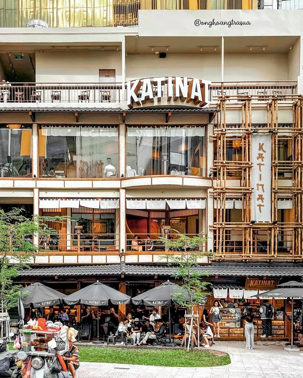 Katinat Ngô Văn Năm - một quán cafe Quận 1 mang cho mình nét đẹp của đất nước mặt trời mọc (Nguồn: onghoangtrasua)