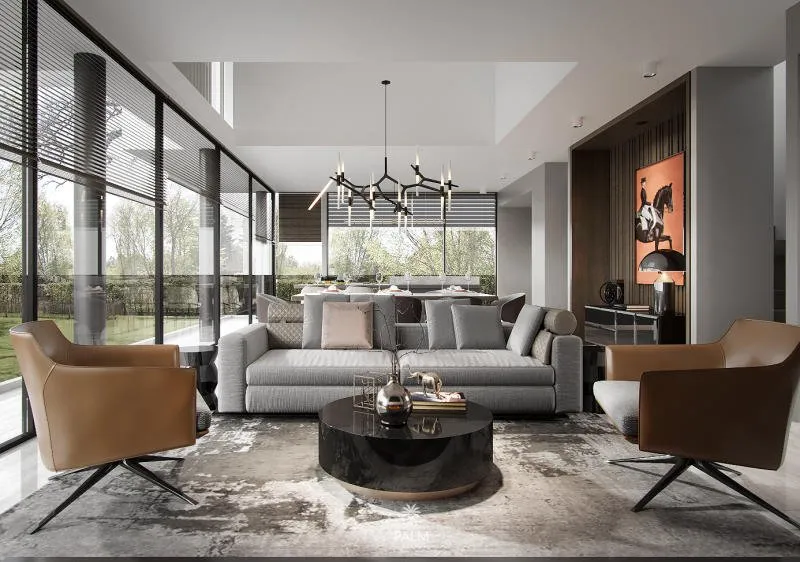 Phong cách Metallic mang đến cho căn hộ duplex vẻ đẹp sang trọng, đẳng cấp, thể hiện gu thẩm mỹ tinh tế của gia chủ