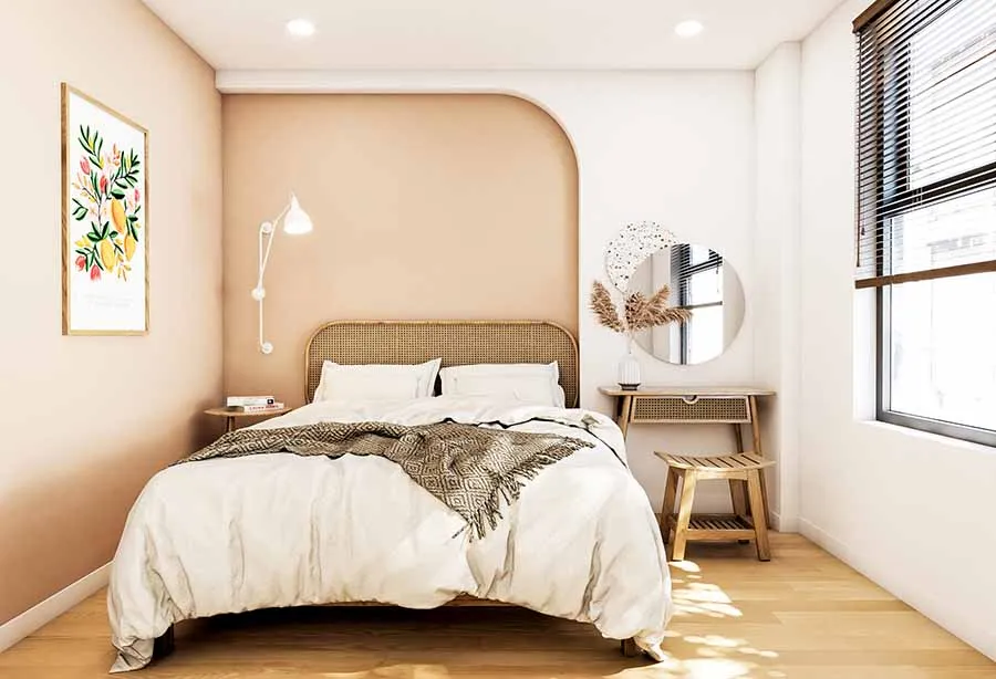 Phối hợp màu sắc trong phòng ngủ theo phong thủy không chỉ tạo ra một không gian đẹp mắt mà còn mang lại năng lượng tích cực, giúp cải thiện giấc ngủ và tinh thần.