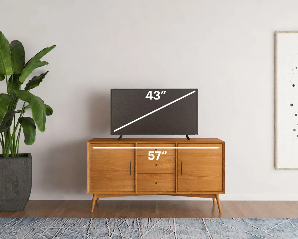Xem xét kích thước của tivi để lựa chọn kích cỡ kệ phù hợp