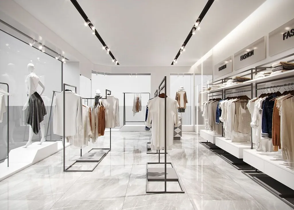 Một thiết kế shop quần áo hiện đại, bắt mắt góp phần nâng cao trải nghiệm mua sắm của khách hàng