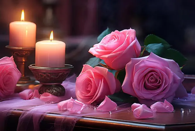 Ý nghĩa của hoa hồng hồng là sự yêu thương và lãng mạn