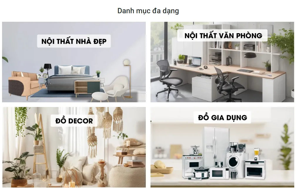 Danh mục hàng hóa bán sỉ tại Space T Shop vô cùng đa dạng