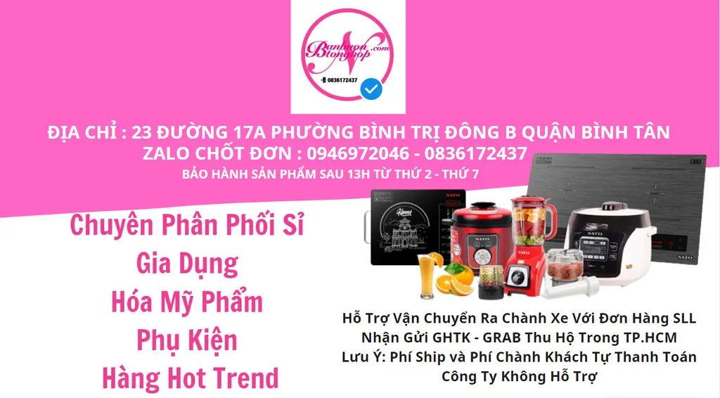 Kho sỉ bán buôn tổng hợp tại quận Tân Phú, TP.HCM