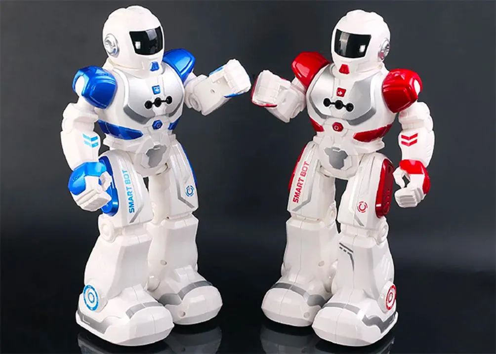 Với các chi tiết sáng tạo và có phần ngộ nghĩnh, đồ chơi robot có thể giúp cho con phát huy được trí tưởng tượng và khả năng sáng tạo