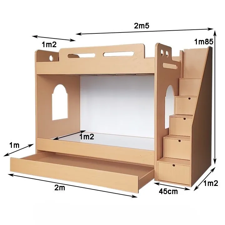 Kích thước giường tầng cho bé tham khảo