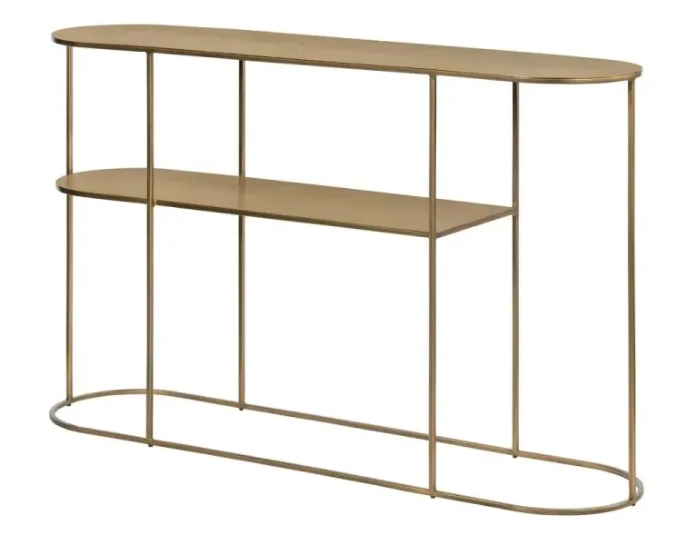 Mẫu bàn console chân cao, thiết kế 2 tầng cực đẹp mắt