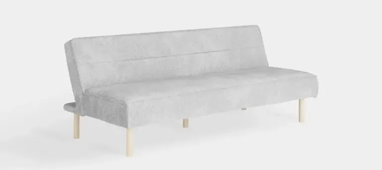 Mẫu ghế sofa bed giá rẻ với thiết kế đơn giản, màu xám ghi nhạt sang trọng