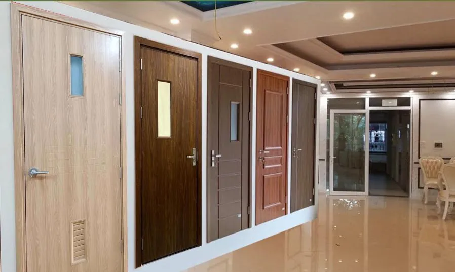 Một số mẫu cửa nhựa composite giả gỗ