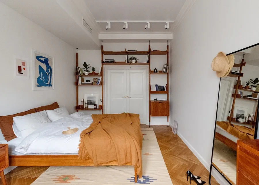 Phòng ngủ kiểu Mid-century Modern