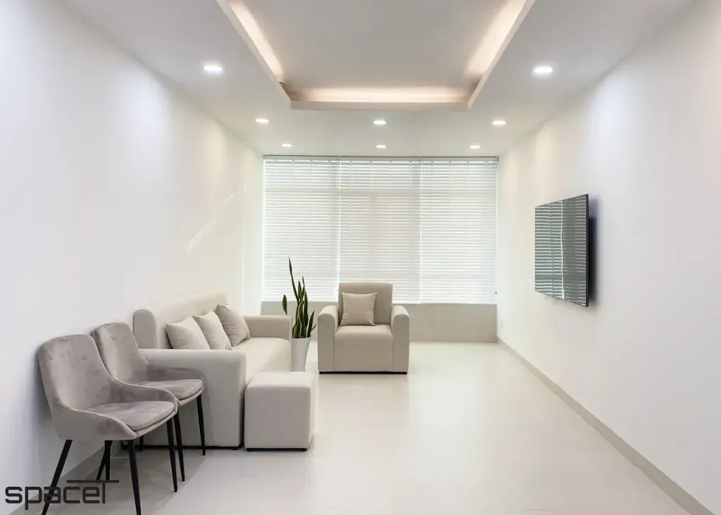Không gian phòng khách tối giản