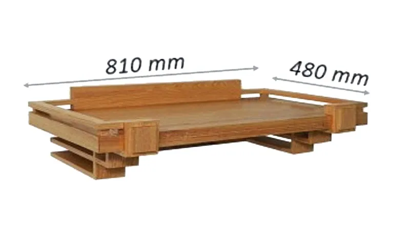 Kích thước bàn thờ Ông Táo cân đối với không gian