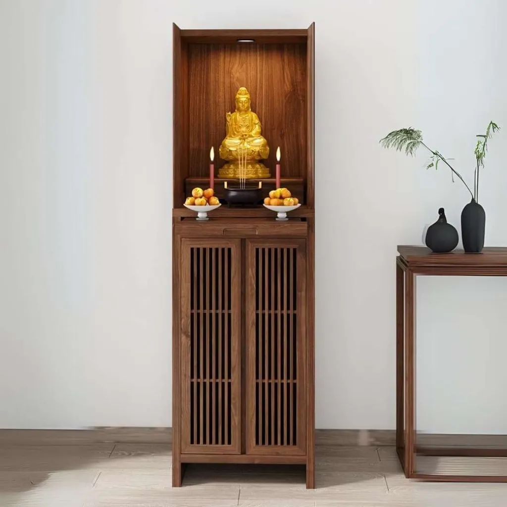 Tủ thờ kích thước nhỏ gọn phù hợp cho căn hộ chung cư