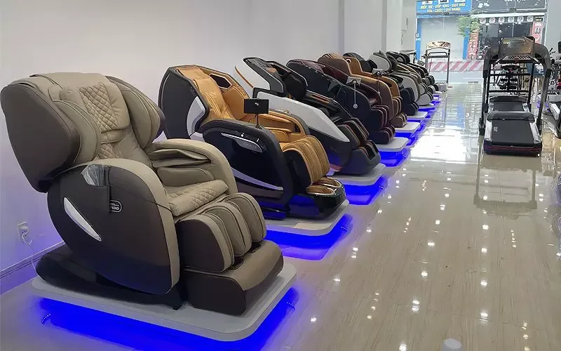 Một số mẫu ghế massage phân khúc cao cấp