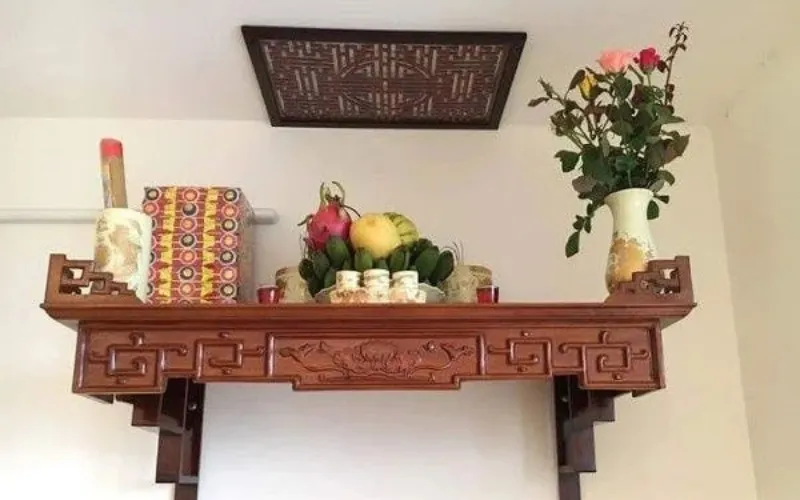 Trang trí bàn thờ ông Táo đơn giản mà chuẩn đẹp theo phong thủy